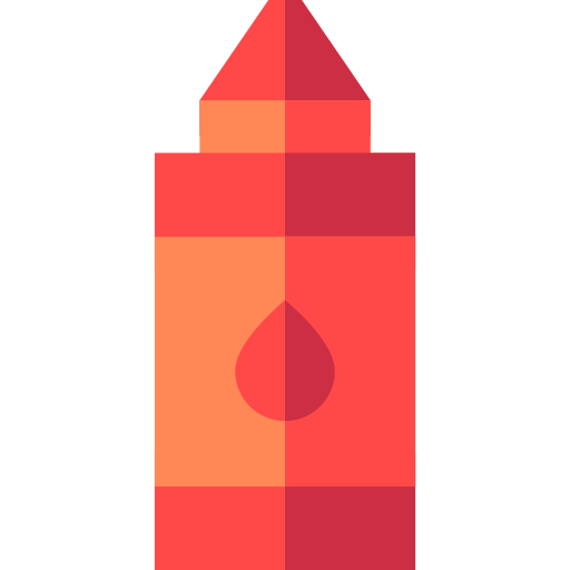 sztuczna krew Basic Straight Flat ikona