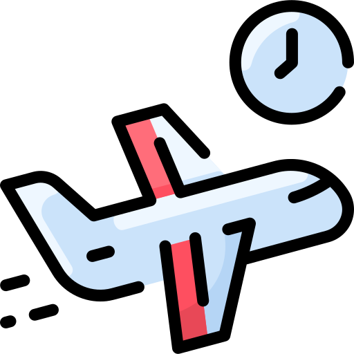 비행기 Vitaliy Gorbachev Lineal Color icon