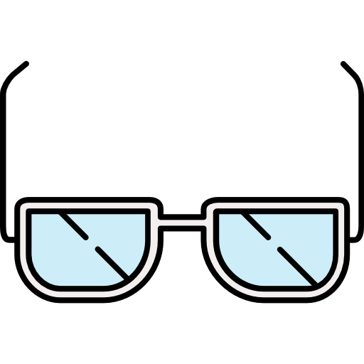 Óculos Icons Responsive Color 128px Ícone