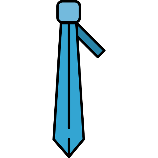 corbata Icons Responsive Color 128px icono