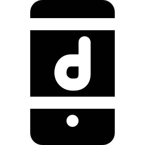 smartphone Basic Black Solid Ícone