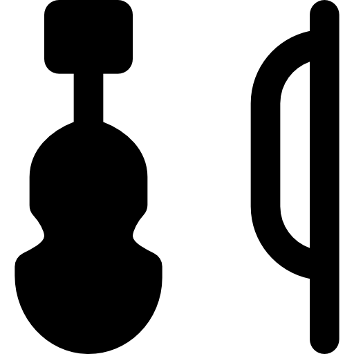 violino Basic Black Solid icona