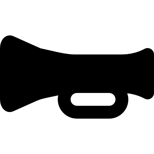 trompeta Basic Black Solid icono