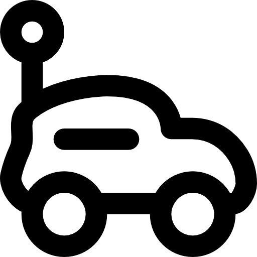 coche Basic Black Outline icono
