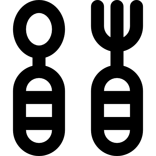 alimentación Basic Black Outline icono