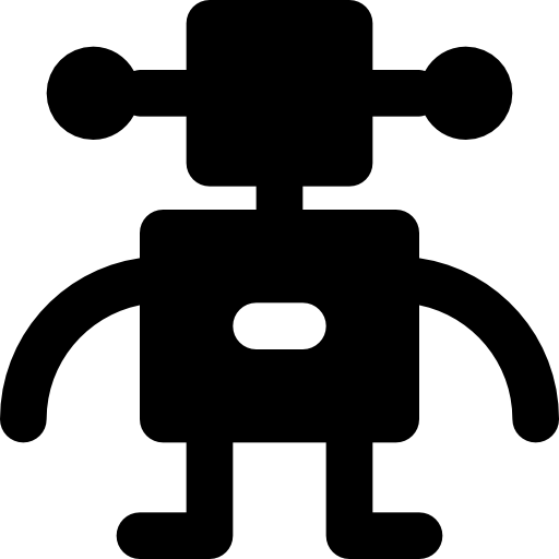 ロボット Basic Black Solid icon