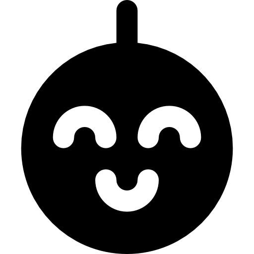 bébé Basic Black Solid Icône