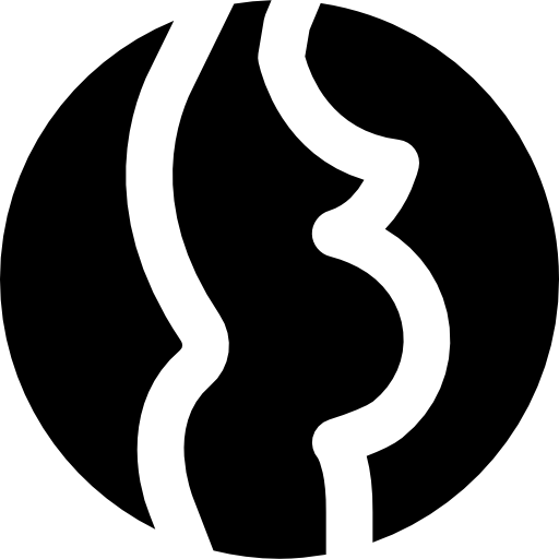Pregnant Basic Black Solid icon