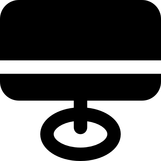 monitor Basic Black Solid ikona