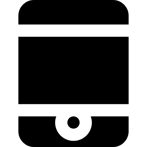 ipad Basic Black Solid icon