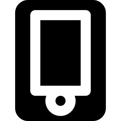 Ipad Basic Black Solid icon