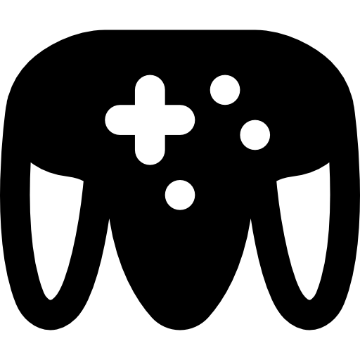 control de juego Basic Black Solid icono