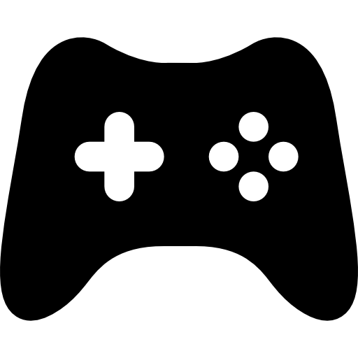 Game controller Basic Black Solid icon