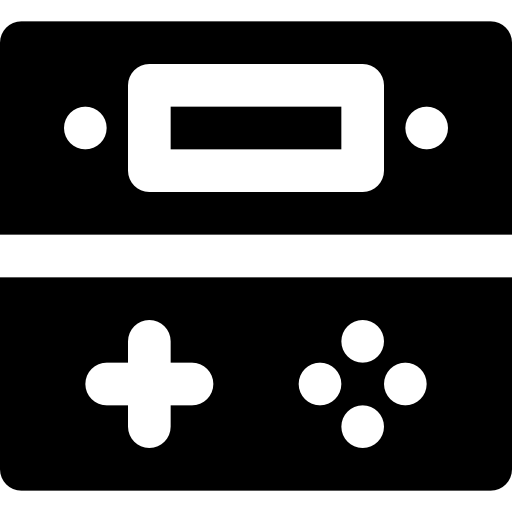 spielkonsole Basic Black Solid icon