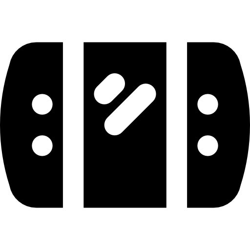 Game console Basic Black Solid icon