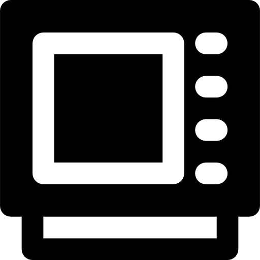 televisione Basic Black Solid icona