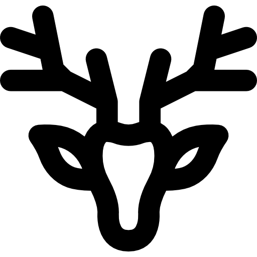 사슴 Basic Black Outline icon