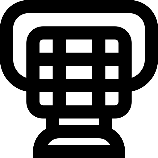 lamp Basic Black Outline icoon