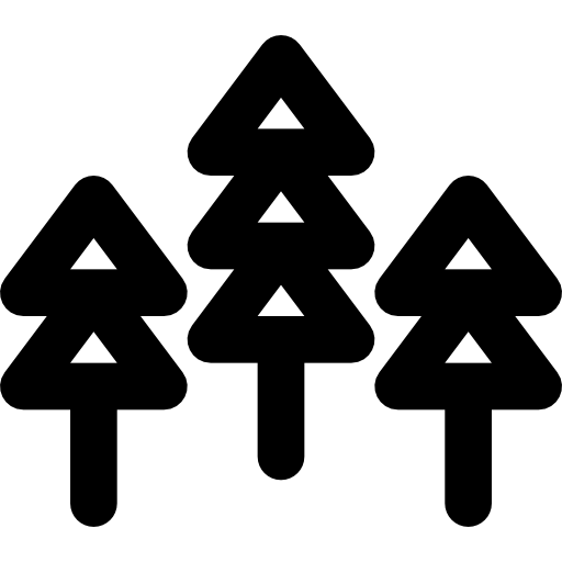 Деревья Basic Black Outline иконка