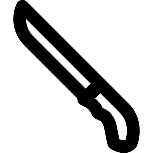 Нож Basic Black Outline иконка
