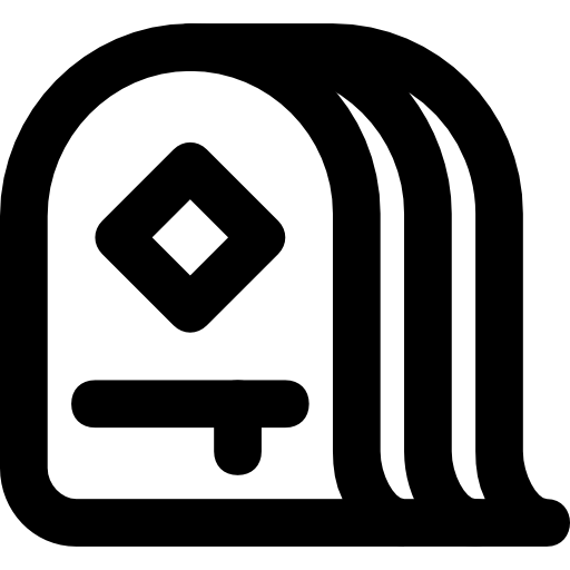 배낭 Basic Black Outline icon