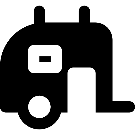 caravan Basic Black Solid icoon