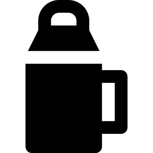 thermosflasche Basic Black Solid icon