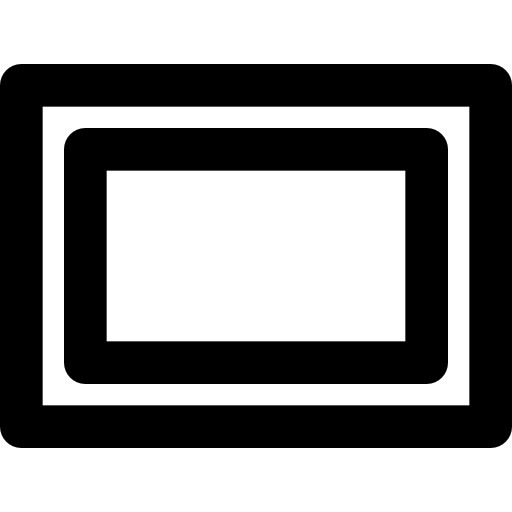 tableta Basic Black Outline icono