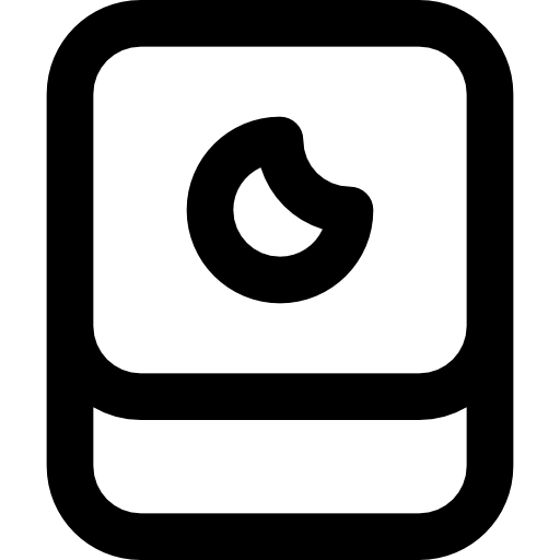mac-mini Basic Black Outline icoon