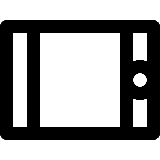 ipad Basic Black Outline icono