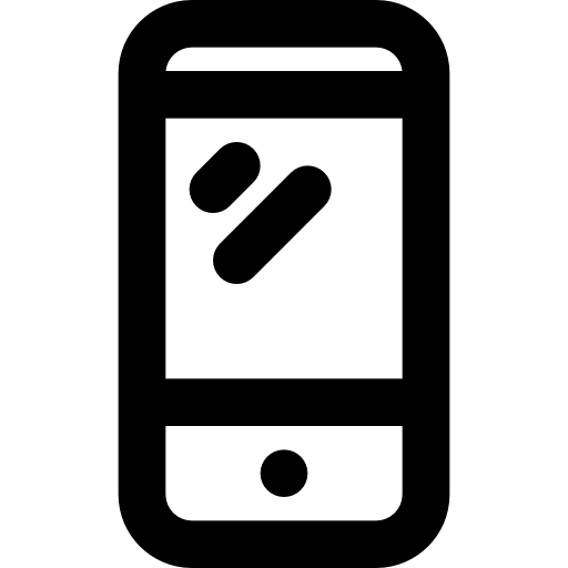 iphone Basic Black Outline icoon