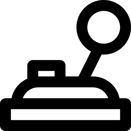 joystick Basic Black Outline icoon