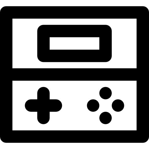 console de jogos Basic Black Outline Ícone
