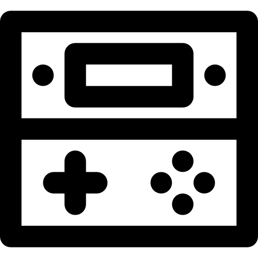 console de jogos Basic Black Outline Ícone
