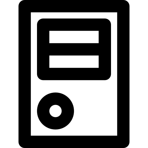 ゲーム機 Basic Black Outline icon