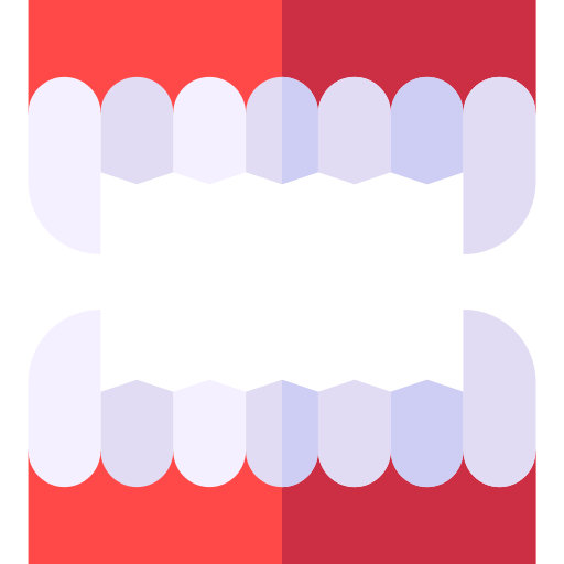 colmillos Basic Straight Flat icono