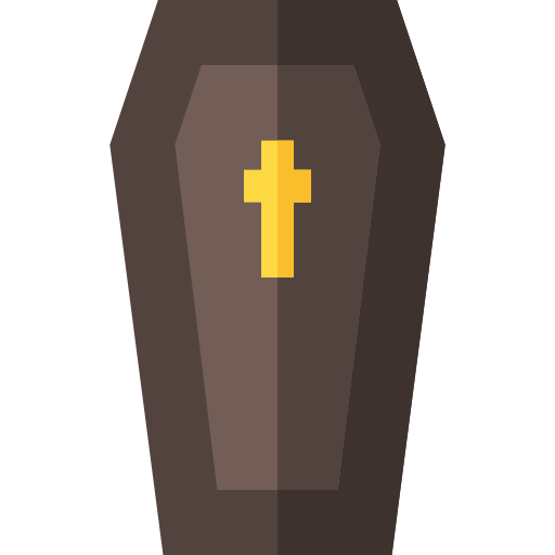 Coffin Basic Straight Flat icon