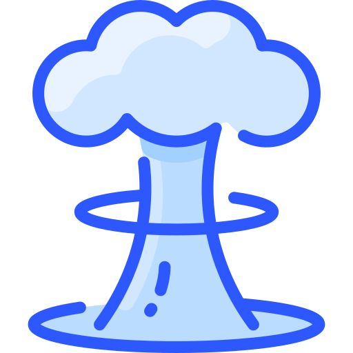 explosión nuclear Vitaliy Gorbachev Blue icono