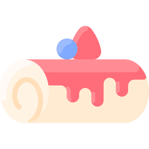 Roll cake Vitaliy Gorbachev Flat icon