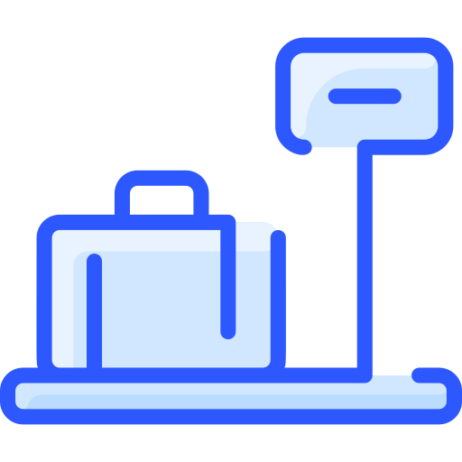 Luggage scale Vitaliy Gorbachev Blue icon