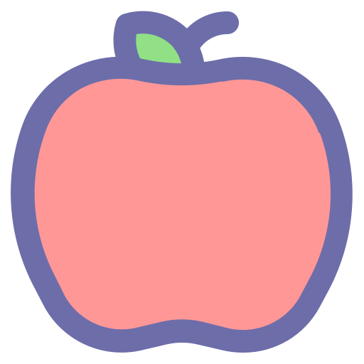 manzana Generic Outline Color icono