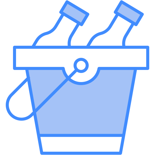 cubeta de hielo Generic Blue icono
