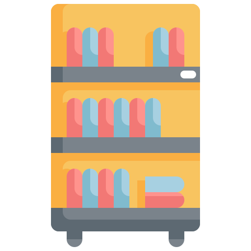 Bookshelf Generic Flat icon