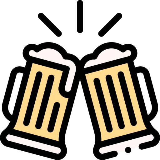 Cheers Detailed Rounded Lineal color icon