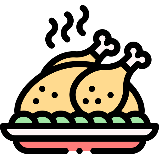 鶏 Detailed Rounded Lineal color icon