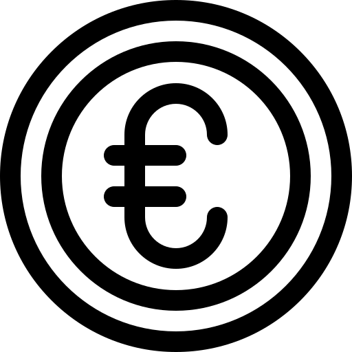 euro Basic Rounded Lineal icoon