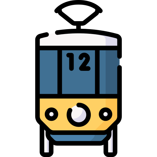 Tram Special Lineal color icon