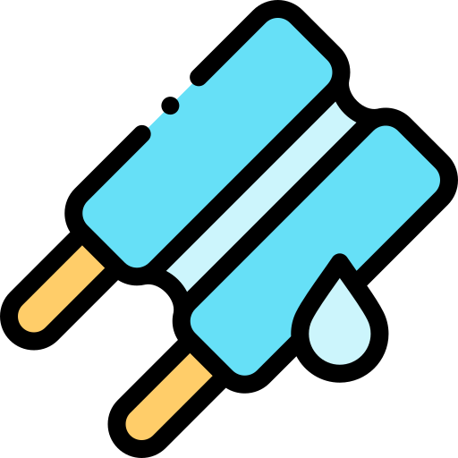 Popsicle stick Detailed Rounded Lineal color icon