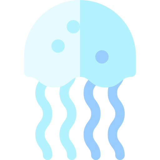 Jellyfish Basic Rounded Flat icon