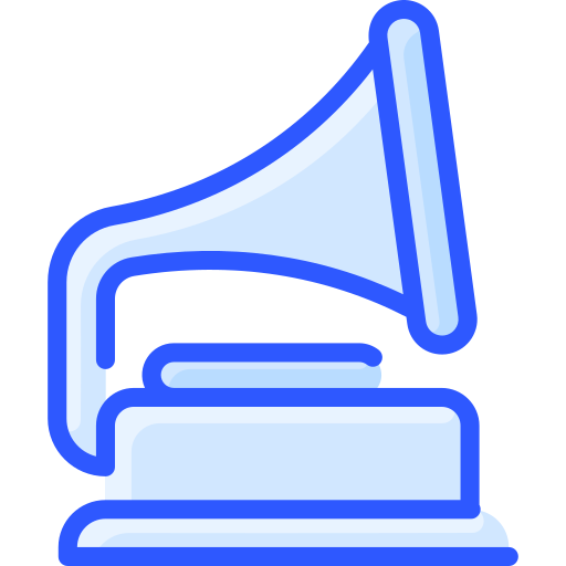 Gramophone Vitaliy Gorbachev Blue icon